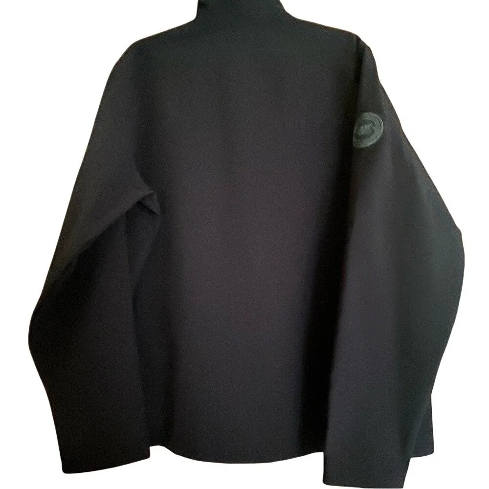 1K Driver Softshell Jacket Mens Large Black Fleece Lined Full Zip